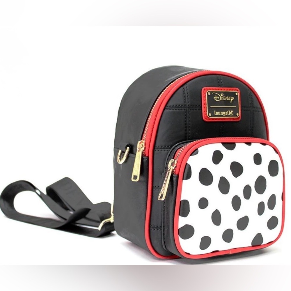 🌟Loungefly Exclusive Disney Cruella de Vil Mini Backpack/Crossbody🌟